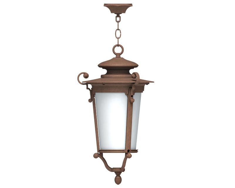 Riviera, Medium LED, aluminum, Ceiling Mount, chain, linen glass, 12W LED, 3000K or 4000K, 120V
